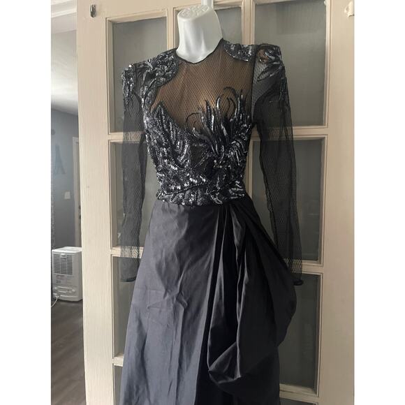 Vintage Paul Louis Orrier Beaded Gown - Picture 4 of 14